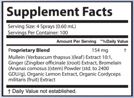 Breathizen Supplement Fact